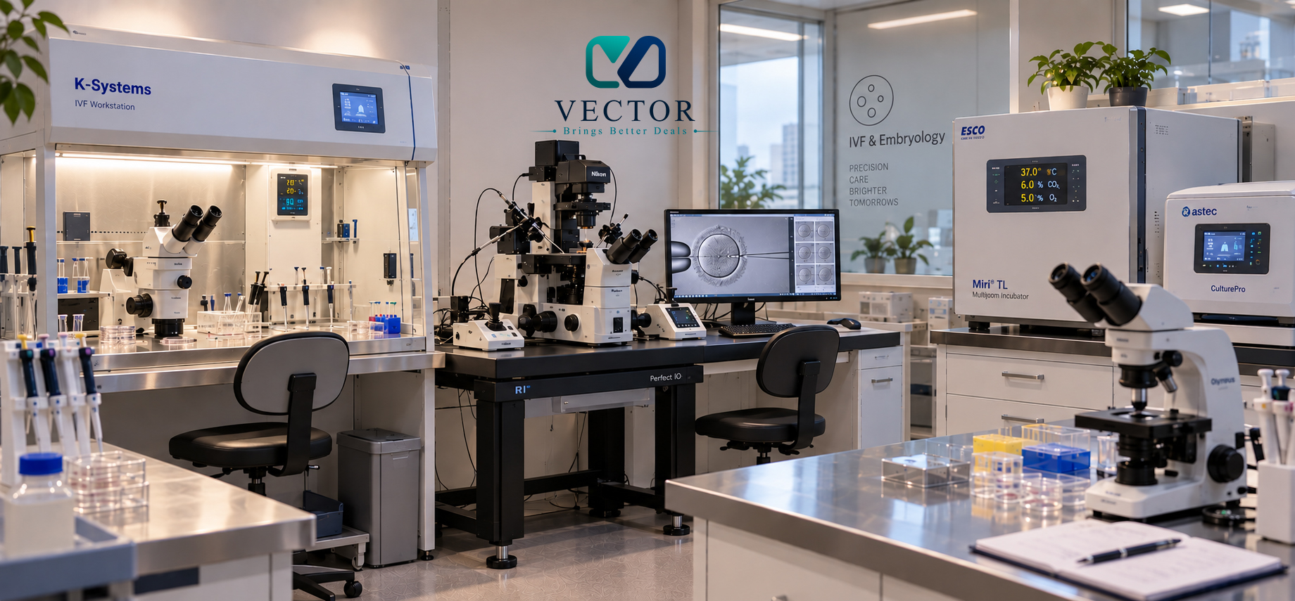 تجهیزات آزمایشگاه IVF و جنینشناسی